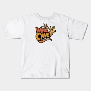 Wind Cave National Park Elk Kids T-Shirt